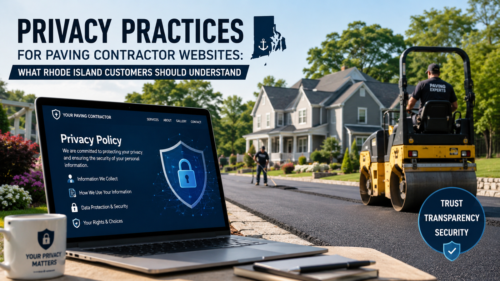 Privacy Practices for Paving Contractor Websites: What Rhode Island Customers Should Understand